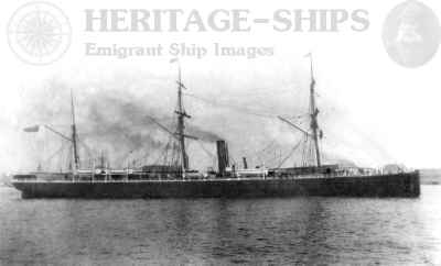 Steamship `Pavonia` [1899]