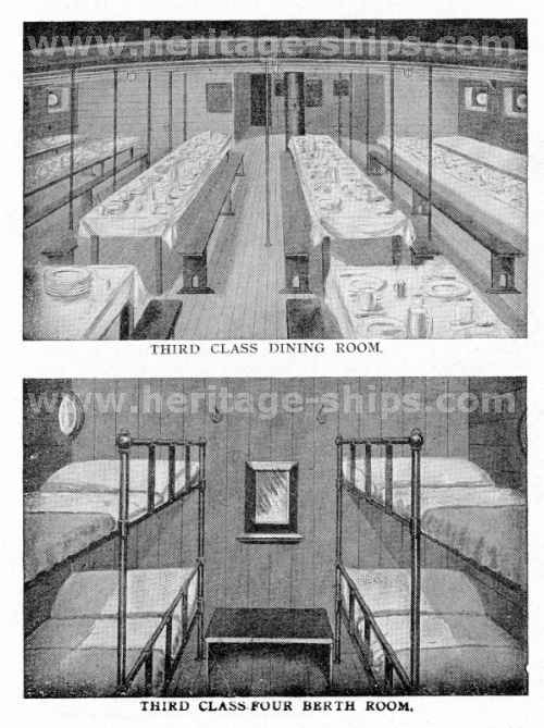 Third-class accommodation - ca. 1900