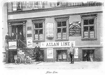 Allan Line ticket office